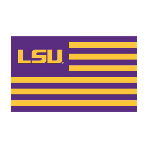 LSU - Stripes 3'x 5'