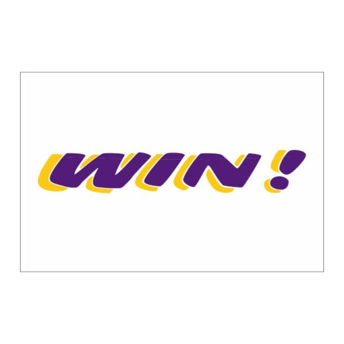 LSU - WIN! 3'x5'