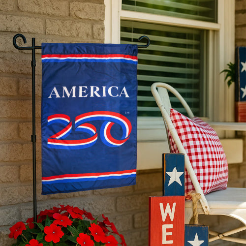 USA 250th Anniversary 12" x 18" Nyl-Glo Garden Flag