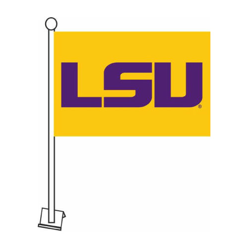 LSU - Gold • Car Flag • 11" x 16"