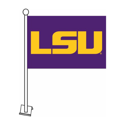 LSU - Purple • Car Flag • 11" x 16"