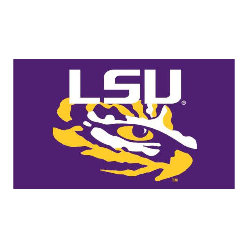 LSU - Purple • Tiger Eye LSU • Premium 3'x 5'