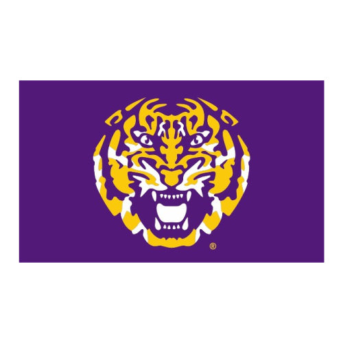 LSU - Tiger Head 3'x5'